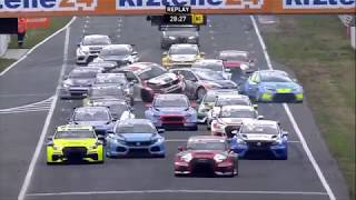 ADAC TCR Germany 2018. Race 1 Circuit Zandvoort. Start Crash