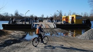 Паром "Южный" на реке Сож
