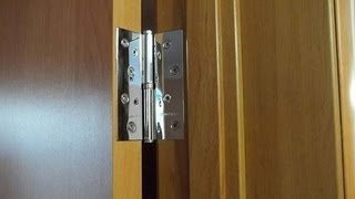 Врезка дверных петель на межкомнатную дверь