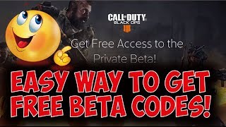 HOW TO GET FREE BLACK OPS 4 BETA CODES *EASY* WITHOUT PRE-ORDERING THE GAME!