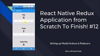 React Native Redux Tutorial #12 Setting up Modal Actions & Reducers