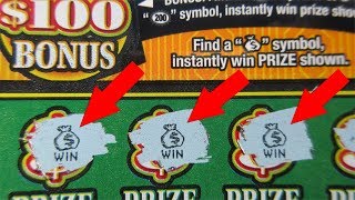 IT'S ABOUT TIME!!..NICE WIN!! LOTTERY TICKET WITH PLENTY OF MONEY BAGS!!