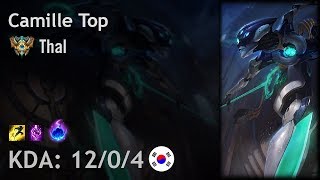 Camille Top vs Ornn - Thal vs Rins - KR Challenger Patch 8.1