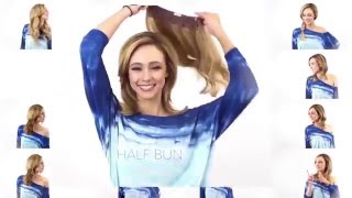 16 способов изменить прическу с накладными волосами Queen Hair.