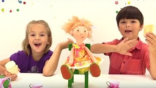 Игра для детей: овощной суп и мороженое из Плей До