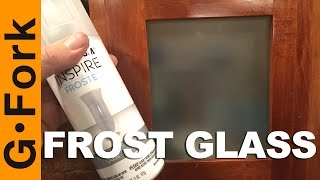 Frost Your Doors and Windows - Frosted Glass Spray Paint How To - GardenFork