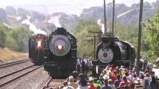 Chasing the Union Pacific 844 Steam Locomotive