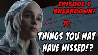 Things You MAY Have Missed?! Game Of Thrones Season 7 Episode 5 BREAKDOWN Eastwatch