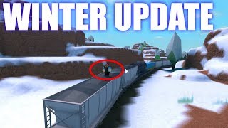 ROBLOX JAILBREAK WINTER UPDATE! [TRAINS!]