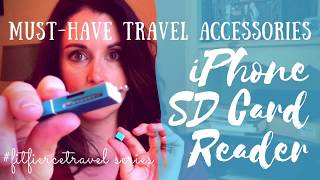 Must Have Travel Accessories | iPhone SD Card Reader | Travel Storage Solutions for Phone