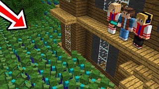 APOCALIPSE DE ZUMBIS NA MINHA NOVA CASA NO MINECRAFT !
