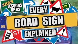 Every UK Road Sign and What They Mean!