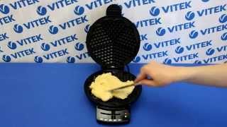 Рецепт приготовления домашних вафель в вафельнице VITEK VT-1597 BK