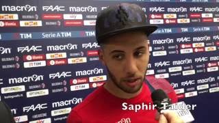 Saphir Taider commenta Bologna - Trapani, Coppa Italia