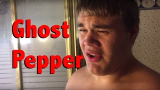 Fat Boy Eats Ghost Pepper