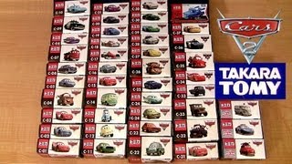 Cars 2 Complete Diecast Collection Tomica Takara Tomy