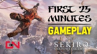 Sekiro Shadows Die Twice - First 25 minutes - Gameplay