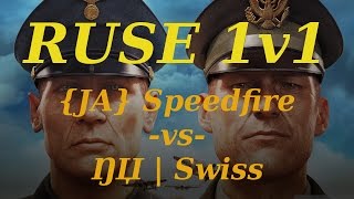 R.U.S.E. 1v1 - #26 - {JA} Speedfire (Germany) vs ŊЏ | Swiss (USSR) - Blitz