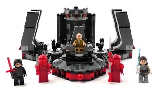 LEGO Star Wars Set 75216 - Snokes Thronsaal - Review deutsch