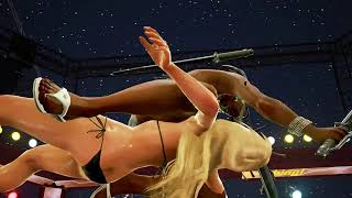 TEKKEN 7  Master Raven ryona Bikini tekken girls (bryan win pose swap mod)　鉄拳7 リョナ