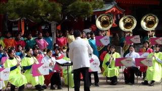 精華女子高等学校吹奏楽部 「熱血！ブラバン少女」 住吉神社