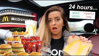 i ate ONLY McDonald’s for 24 hours | my subscribers choose what i order!