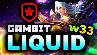 LIQUID vs GAMBIT - W33 NEW ROSTER DEBUT! - EPICENTER MAJOR 2019 DOTA 2