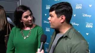 GIGANTIC: Kristen Anderson-Lopez and Robert Lopez on the D23 Red Carpet