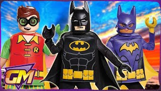 Lego Batman Movie Kids Parody: With Real Life Superman & Joker!