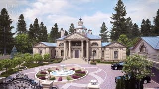 Проект загородного дома в стиле классицизма (Видео обзор)