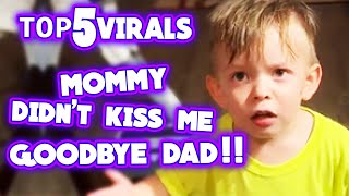 Little boy upset mom forgot to kiss him goodbye | top 5 viral videos | All Things Internet