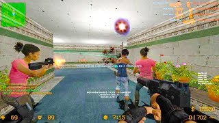 Counter Strike Source - Zombie Riot Mod Online Gameplay on Devious Office map
