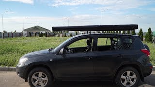 Roof Rack & Bat's Wing Awning (DIY)