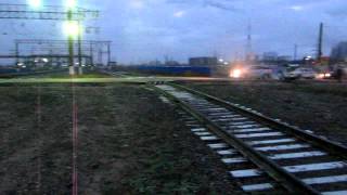 Обгон на железнодорожных путях
