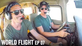 LEARNING TO FLY OUR PLANE! - World Flight Episode 7
