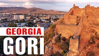Путешествие в город Гори, крепость Горисцихе обзор сверху