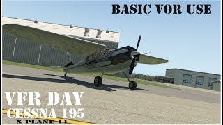 Xplane 11 VFR flight in the Alabeo C195
