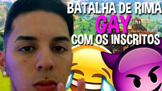 BATALHA DE RIMA GAY  COM OS INSCRITOS AO VIVO