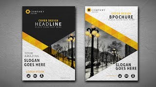 Illustrator CC Tutorial | Graphic Design | Brochure Design
