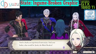 [Yuzu Switch Emulator] Fire Emblem - Three Houses (State Ingame-Broken Graphic)