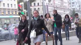 Пранк. Как потрогать девушку за грудь.