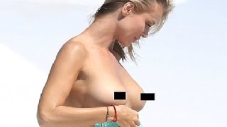 Hollywood Hot Model Joanna Krupa Topless On Yacht