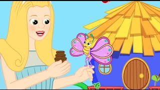 Borboletinha com a  Bela Adormecida - Musica infantil com Os Amiguinhos