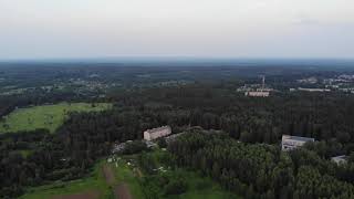 Пушкинские горы.База отдыха Пушкиногорье.Подъём на 200  метров на 360*