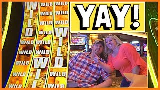 I MET A FAN! ✦ THEY BROUGHT ME LUCK! ✦ BIG WIN!! Slot Machine Pokie Bonus Wins