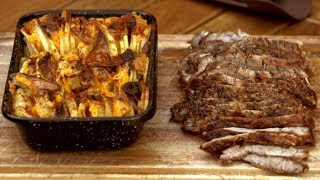 Tapa de Asado con Salmuera y Laberinto de Papas - Receta de Locos X el Asado