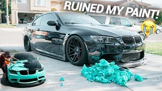 UNWRAPPING MY BMW M3!! (It Ruined My Paint..)