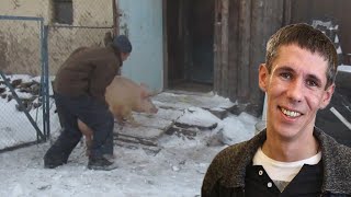 ПЕРЕЕЗД ХРЯКА В САРАЙ НА БАКТЕРИЯХ.АЛЕКСЕЙ ПАНИН В ШОКЕ!!!))).ДЕРЕВЕНСКИЙ ПАРЕНЬ.ОТЖИГАЕТ.