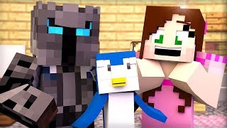 Minecraft: PENGUINS HIDE AND SEEK!!! - Animation