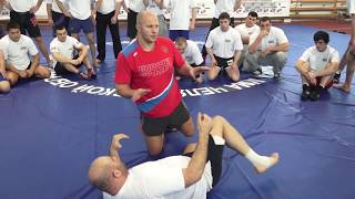 БОРИСЬ КАК ФЕДОР.  Семинар Емельяненко, работа в партере.  Часть 3